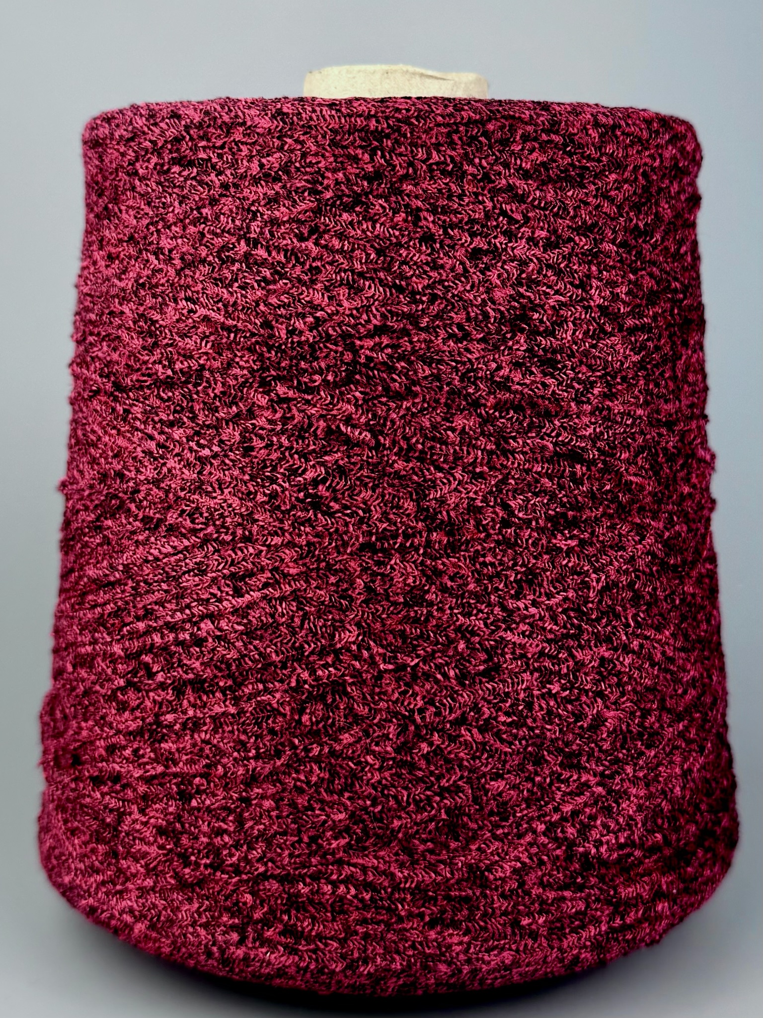 Luigi Boldrini SPUN TWEED Nm 6000 – Chenillegarn aus Viskose col. Chianti Mélange foto 2
